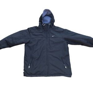 NIKE Jacket XL Black Big Logo